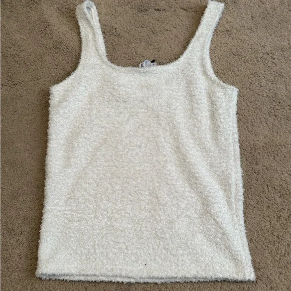 NWT Steve Madden Women's Scoop-Neck Chenille Sleep Tank Top - Picture 4 of 4
